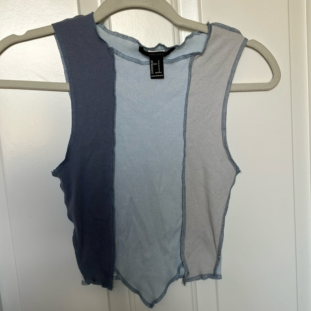 Tri-colored tank top